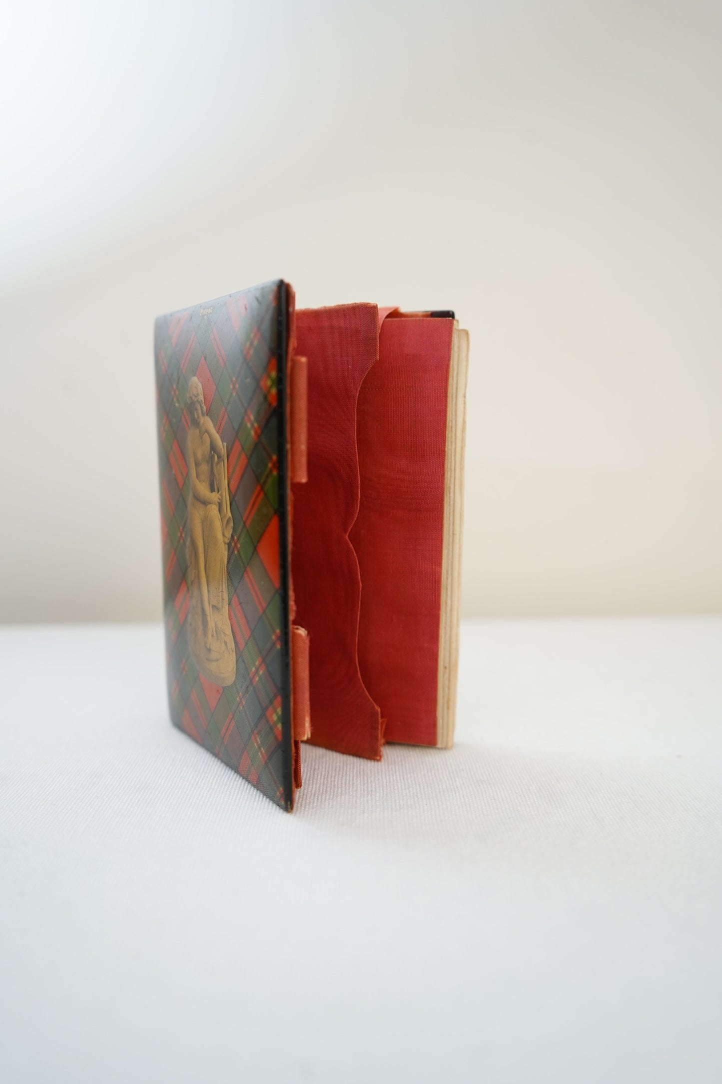 Victorian Scottish Tartanware Aide Memoire Pocket Notebook c. 1860–1880