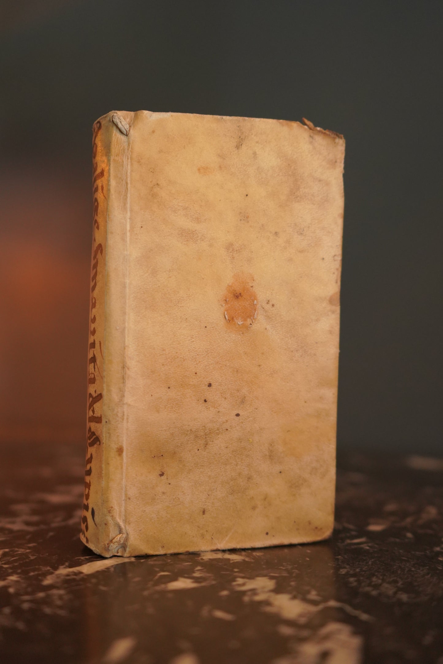 Miniature 1675 "La Valge Smarrita di antonio Lupis" Italian Vellum Book