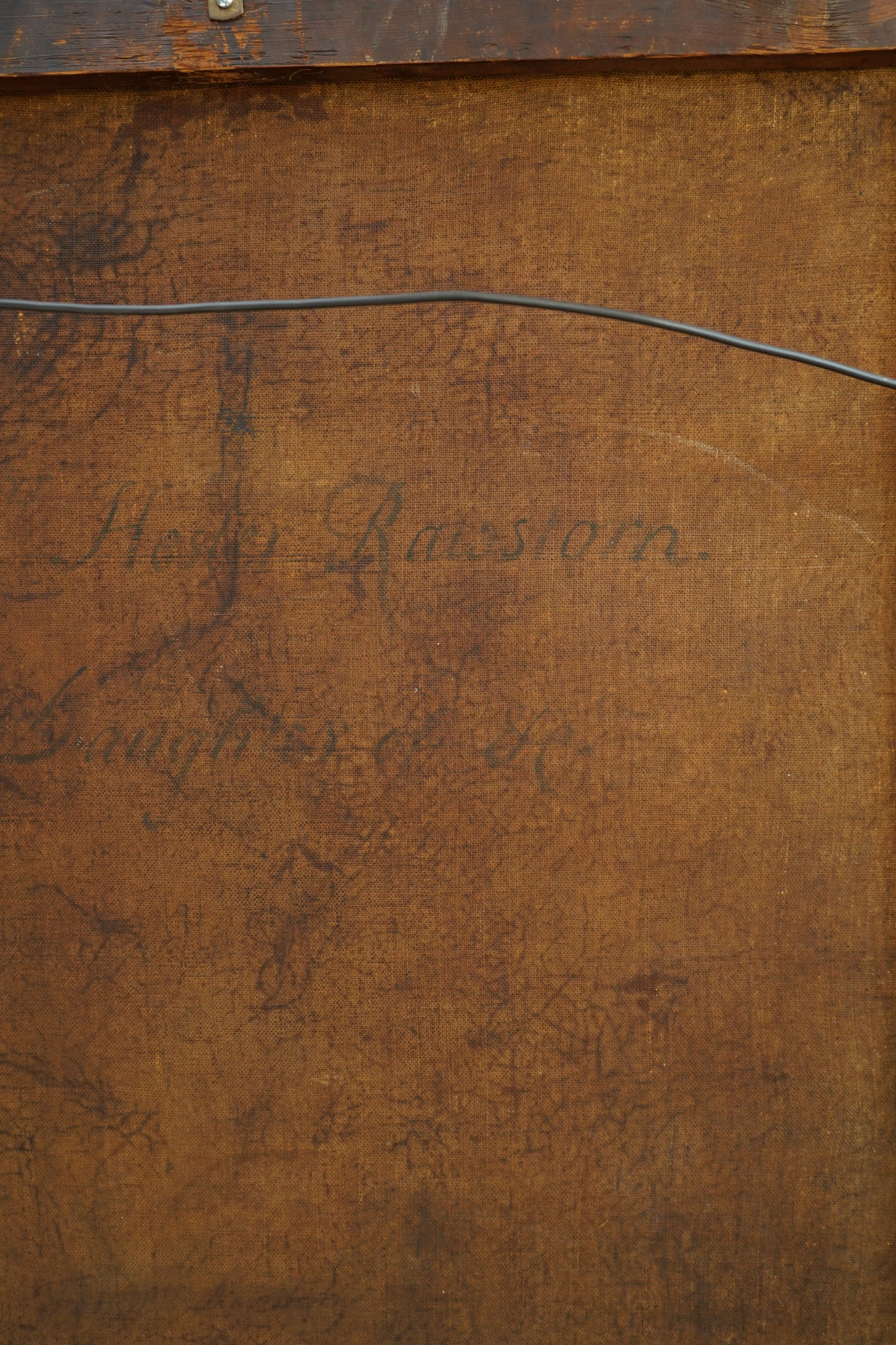 18th Century Georgian Portrait Oil on Canvas Painting, c. 1720–1740