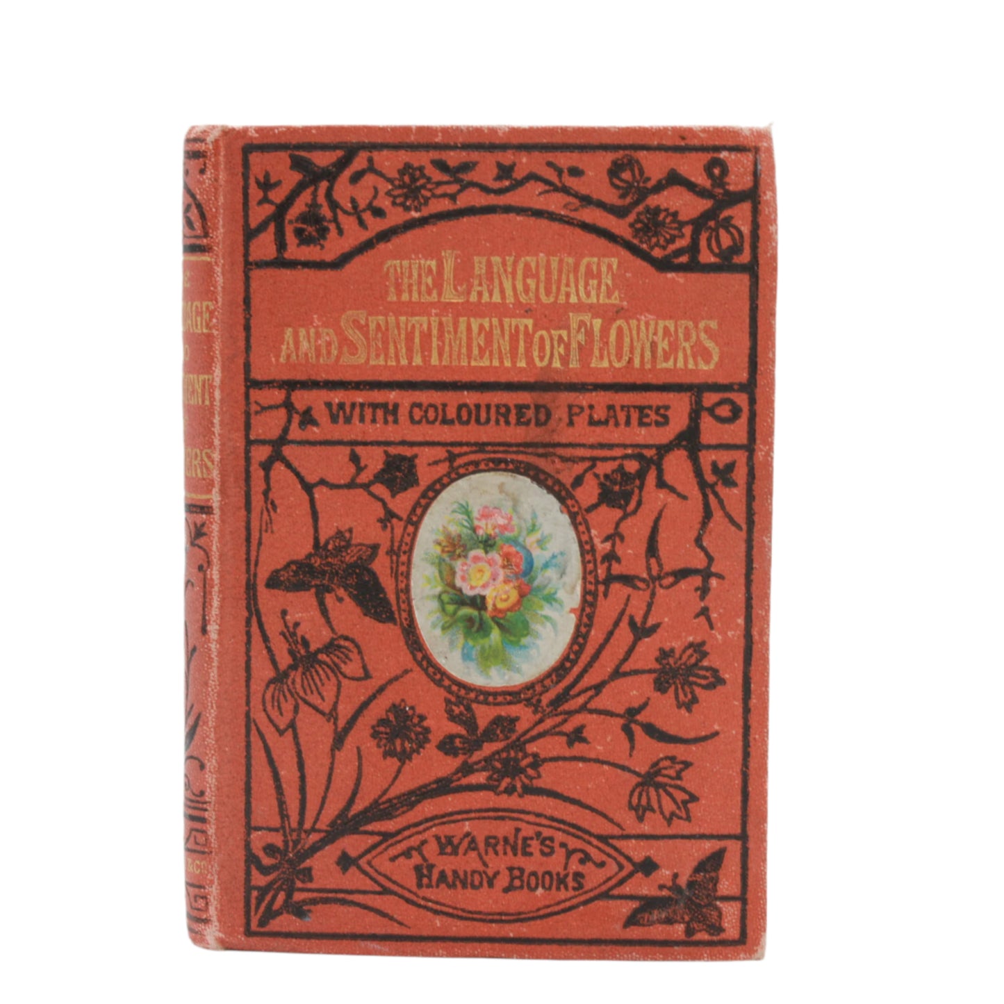 The Language and Sentiment of Flowers Victorian Cloth Book