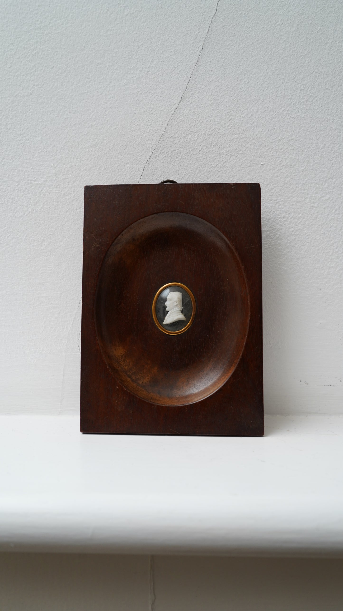 *Reserved for Susan* Portrait Relief of Monseigneur de Forbin-Janson, Bishop of Nancy, c.1820–1850, Mounted on Mahogany Plaque