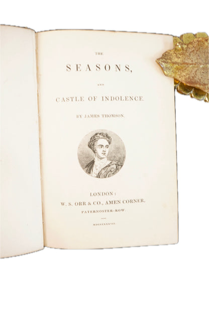 1837 Thomson's Seasons & Castle of Indolence