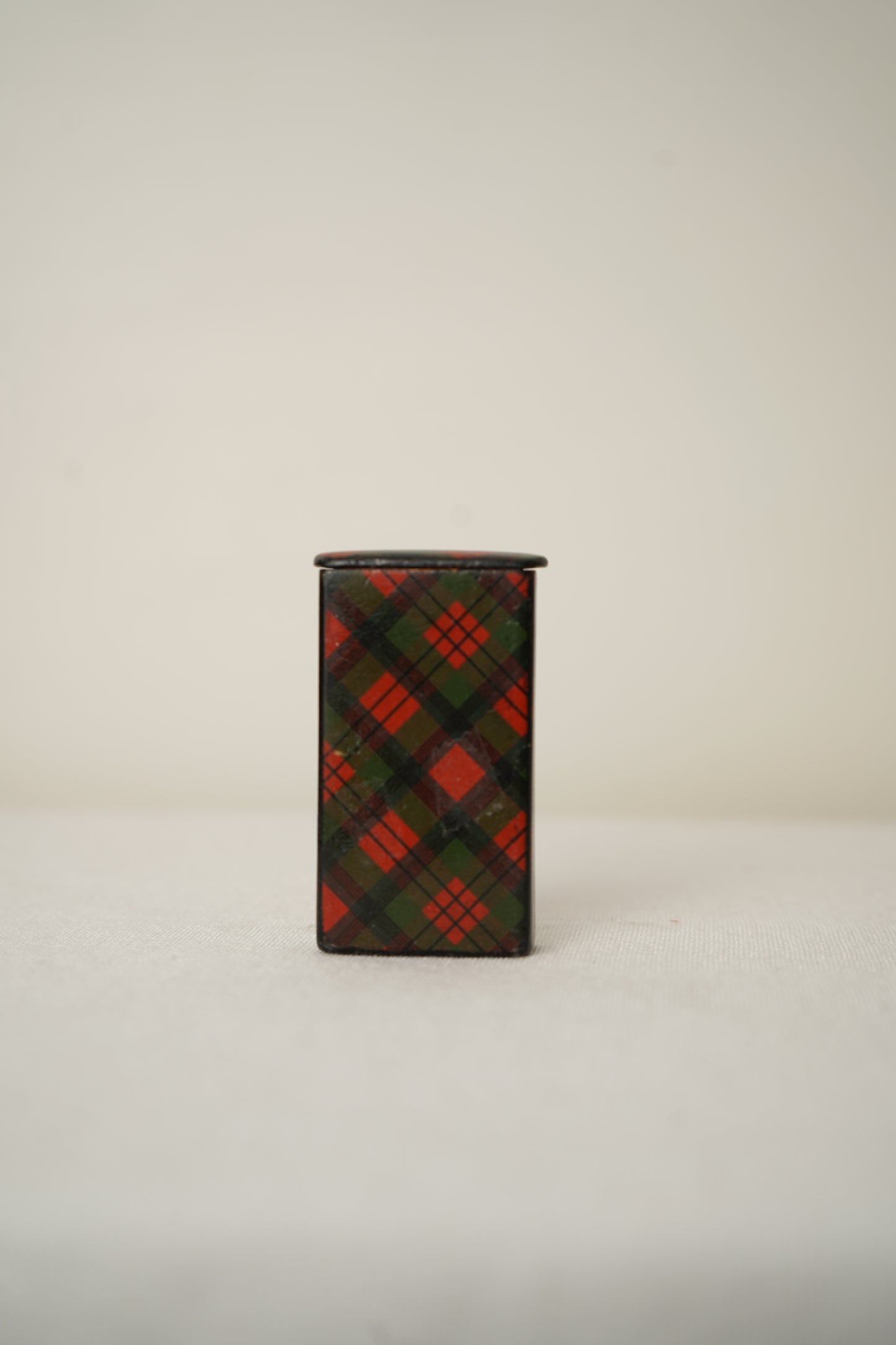 Victorian Scottish Tartanware Sliding Stamp Box, c. 1860–1890