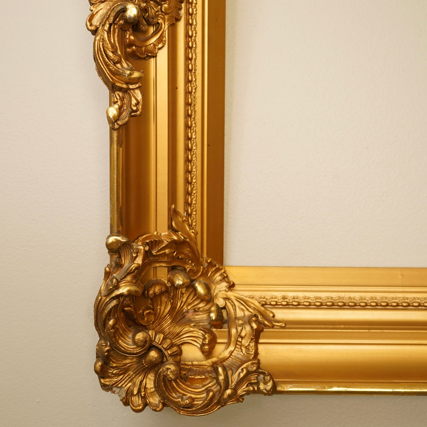 Antique Giltwood Rococo Revival Frame | Ornate Gold Picture Frame, Late 19th–Early 20th Century