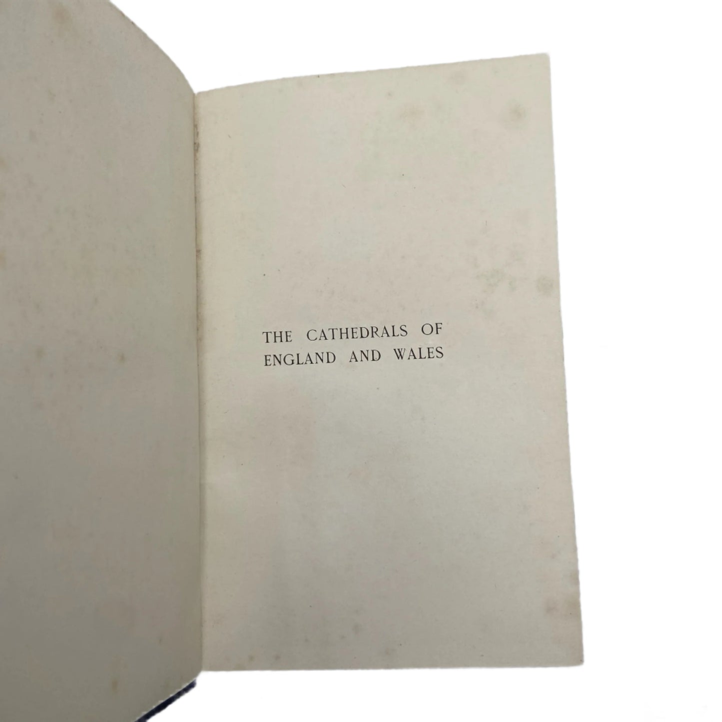 "The Cathedrals of England and Wales" Blue Cloth Book