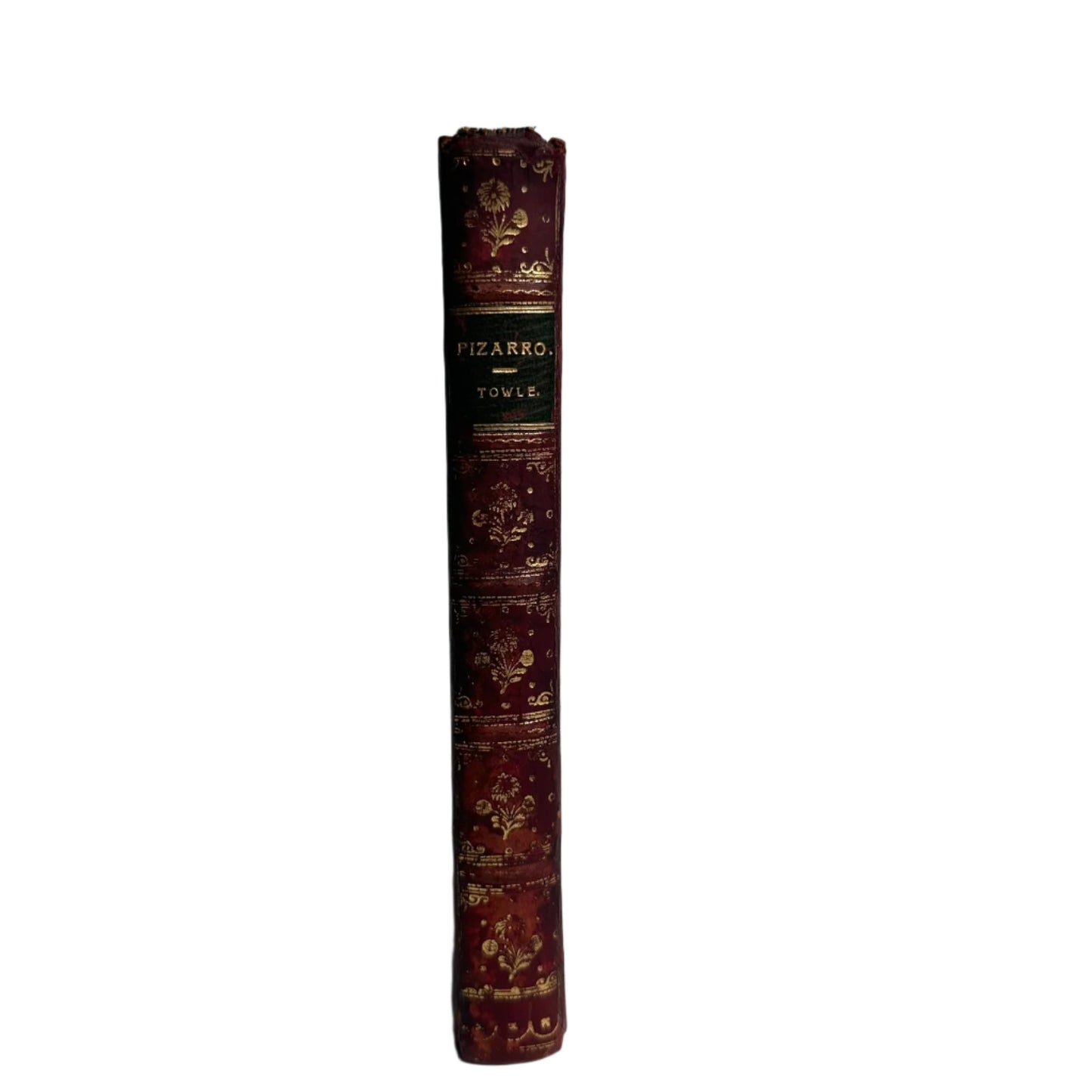 1897 Pizarro: His Adventures and Conquests by George M. Towle – Historical Biography in Fine Red Leather Binding