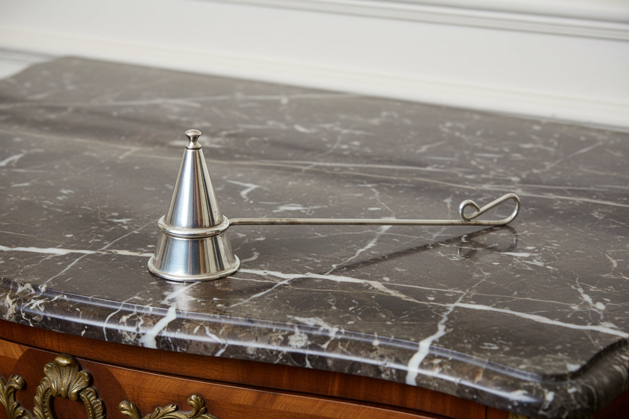Antique Silver Plated Candle Snuffer