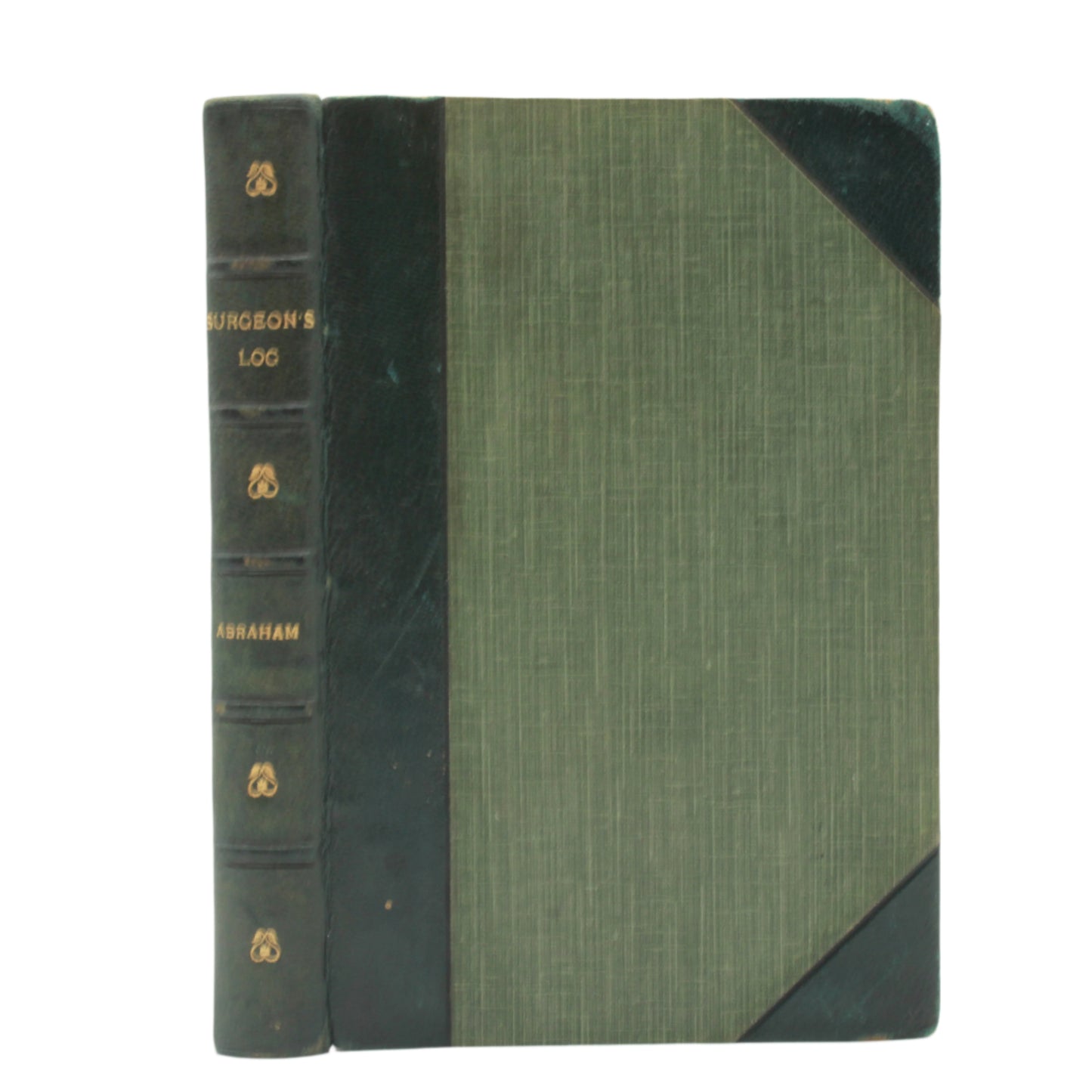 1916 "The Surgeon’s Log" Green Half Leather Book