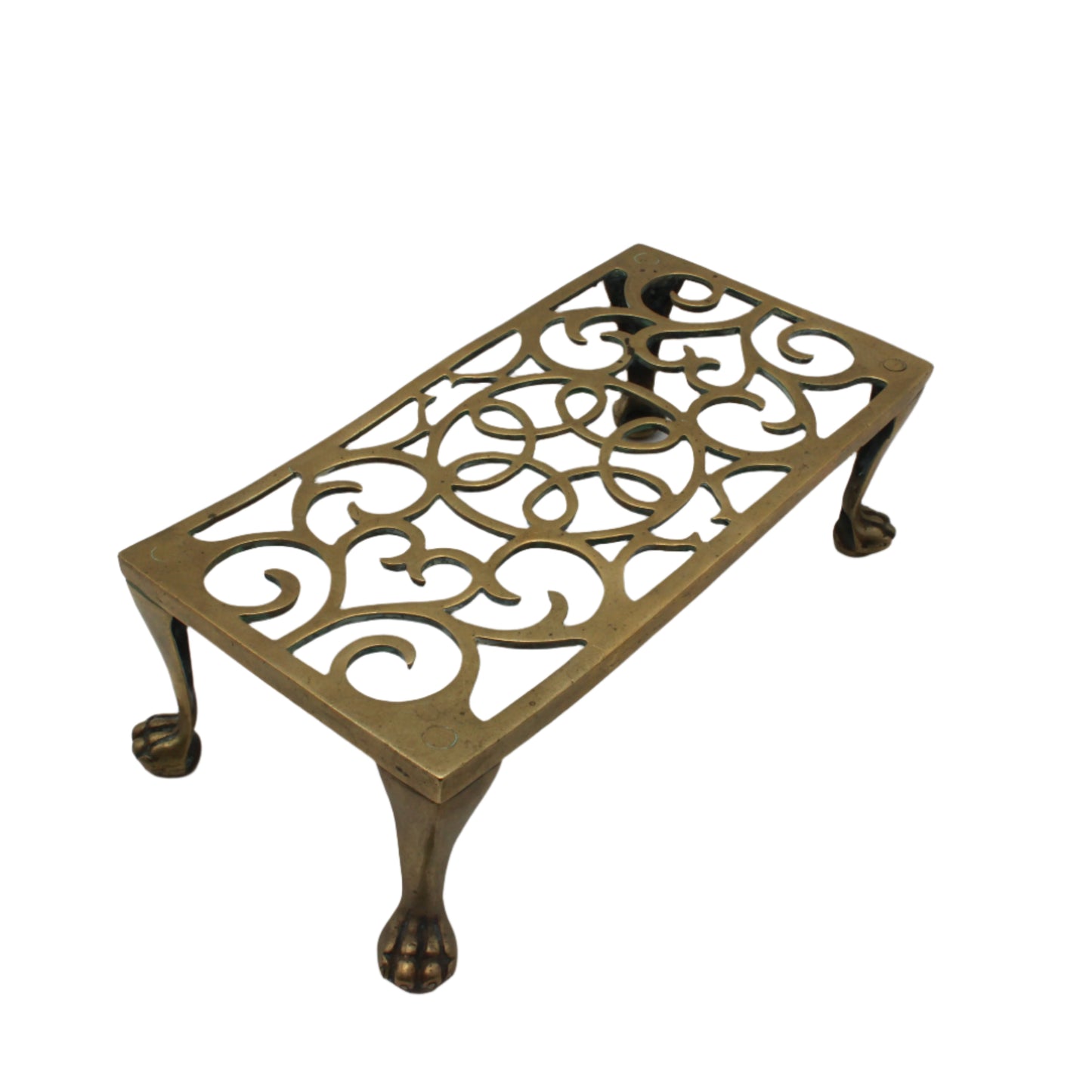 Antique Brass Trivet | Brass Riser