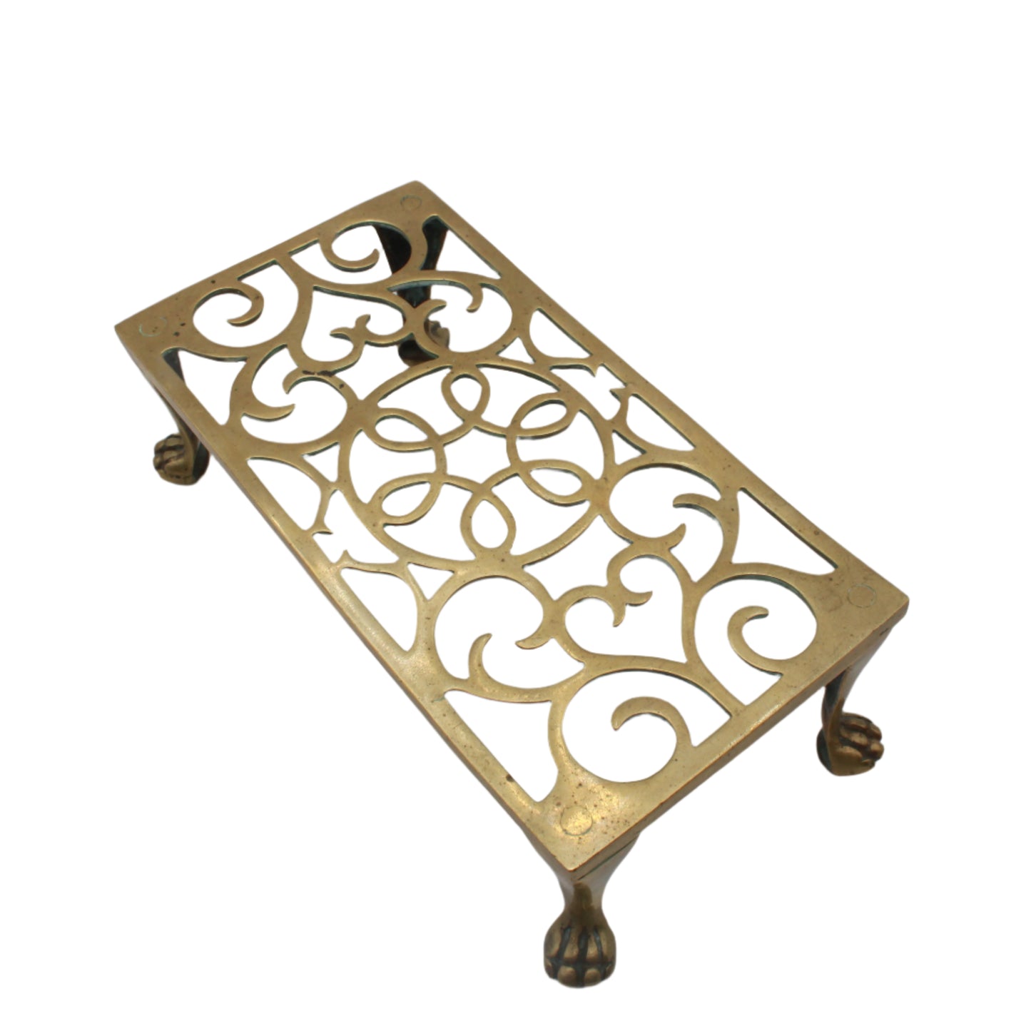 Antique Brass Trivet | Brass Riser