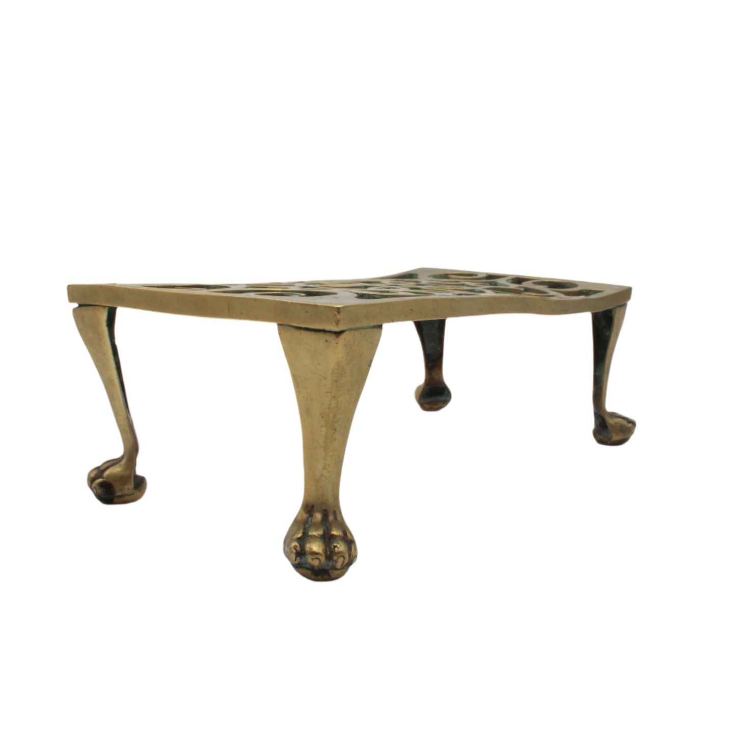 Antique Brass Trivet | Brass Riser