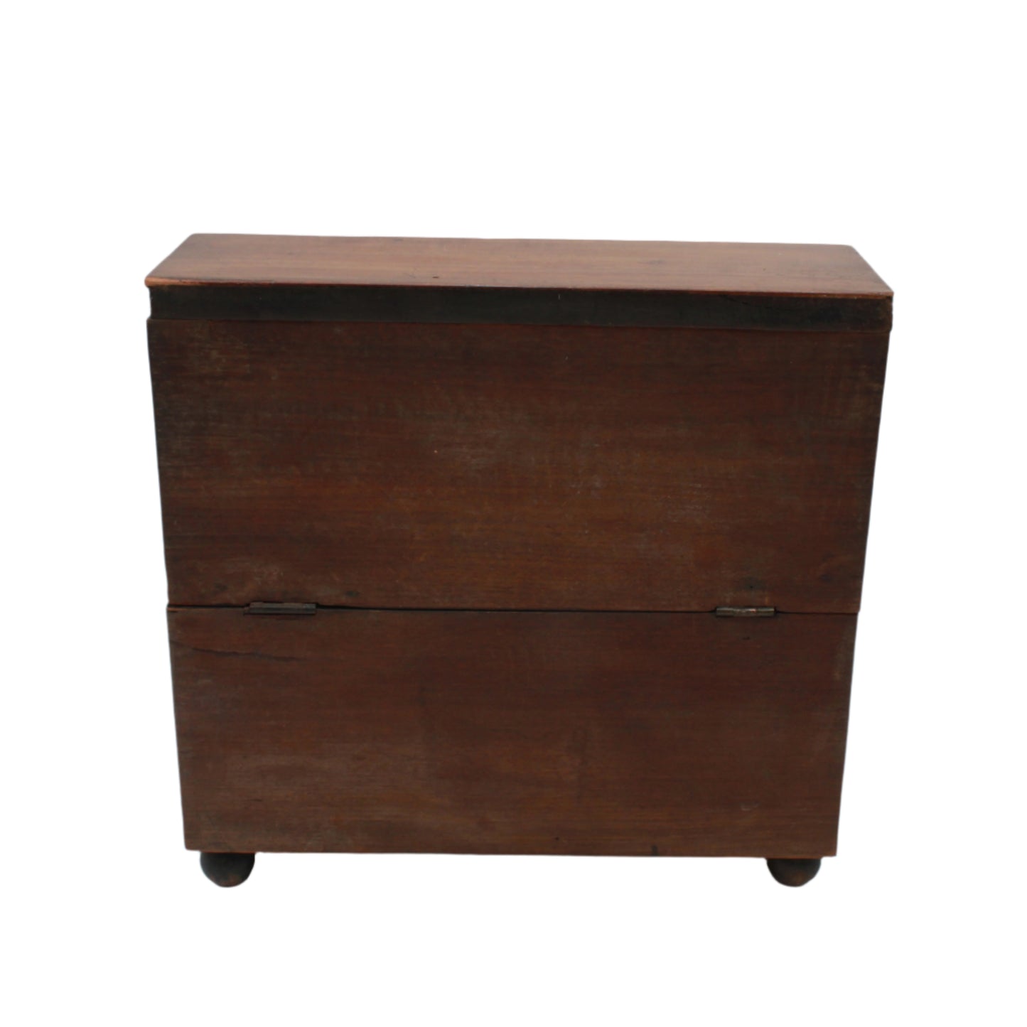 Antique Georgian Regency Mahogany Tea Caddy with Dome Lid, c.1810 – Lockable Tea Box with Lined Interior