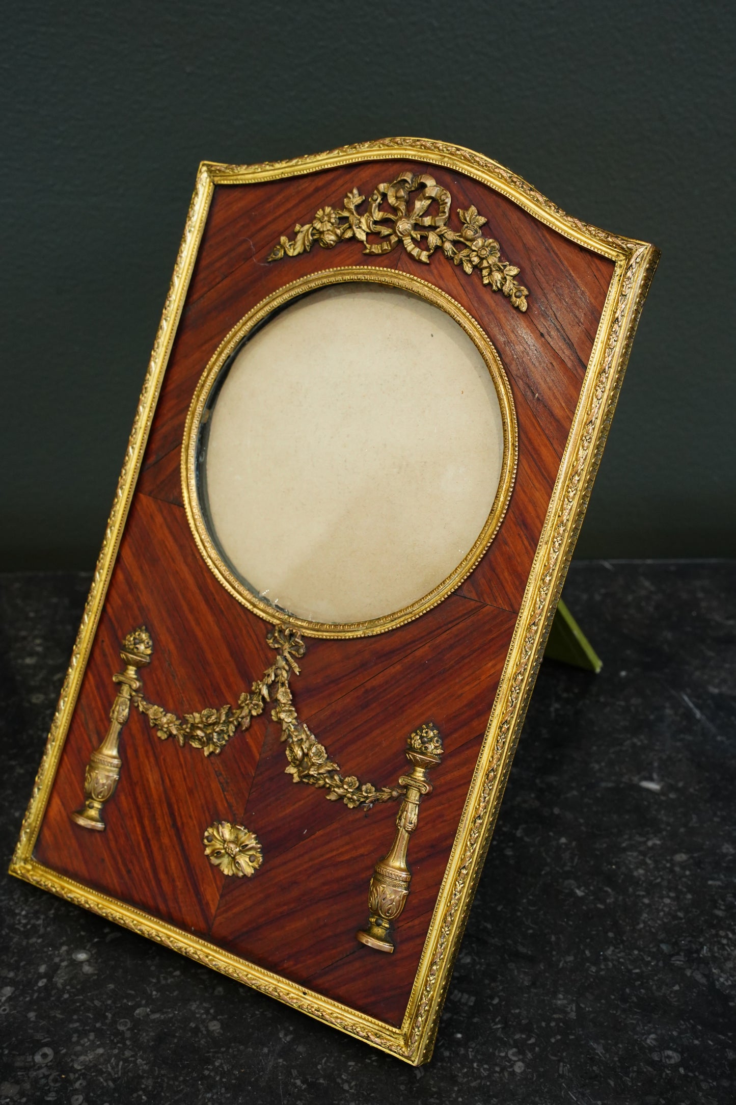 *RESERVED* French Louis XVI Ormolu and Kingwood Picture Frame