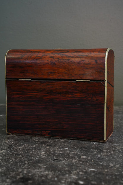 *RESERVED* Antique Victorian Rosewood Dome-Top Box