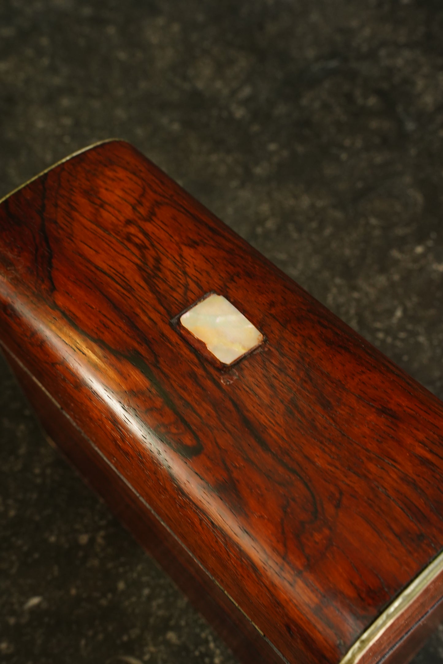 *RESERVED* Antique Victorian Rosewood Dome-Top Box