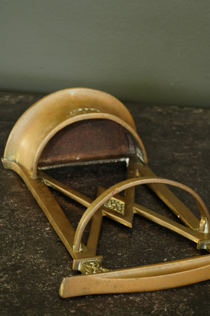 Antique Edwardian Brass Umbrella Stand