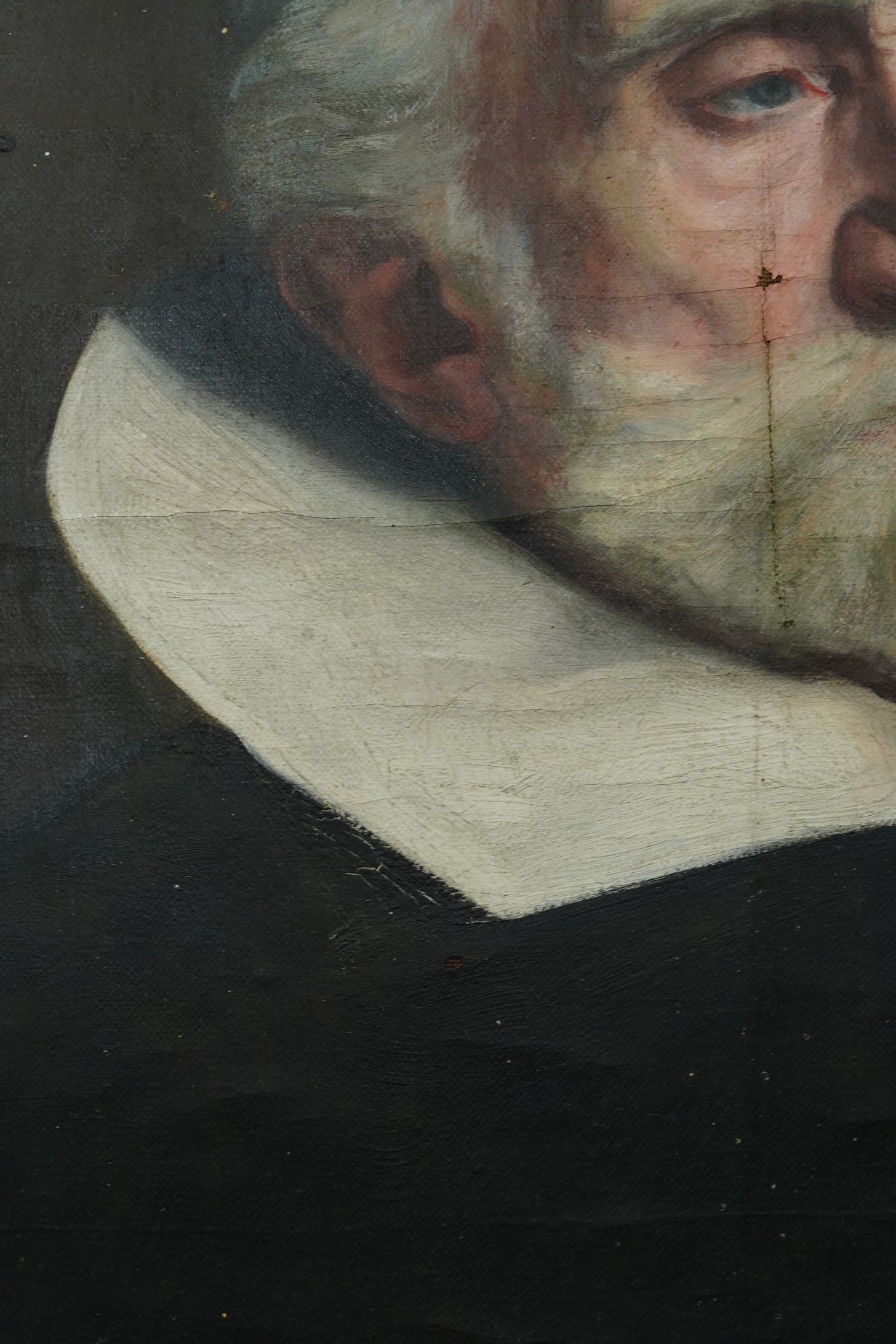 Antique Dutch School Portrait of a Gentleman, Possibly 17th-18th Century