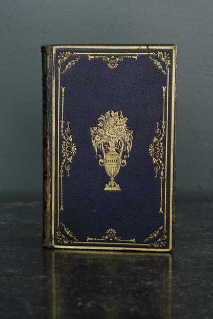 1848 Sir Walter Scott The Lay of the Last Minstrel Purple Leather Book