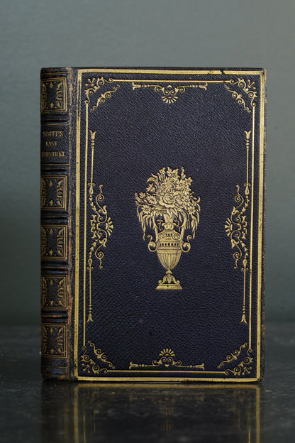 1848 Sir Walter Scott The Lay of the Last Minstrel Purple Leather Book