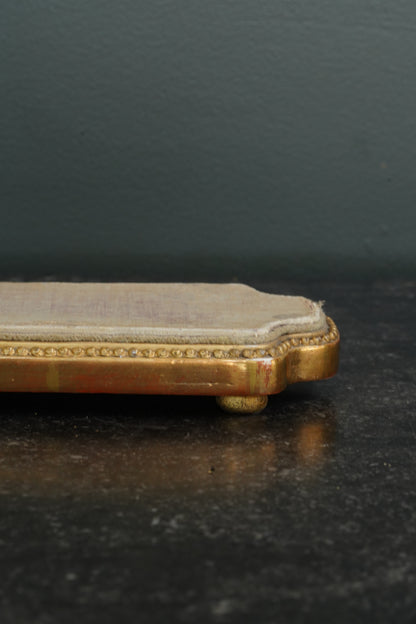 *Reserved* Antique Giltwood Display Plinth, Cartouche Form