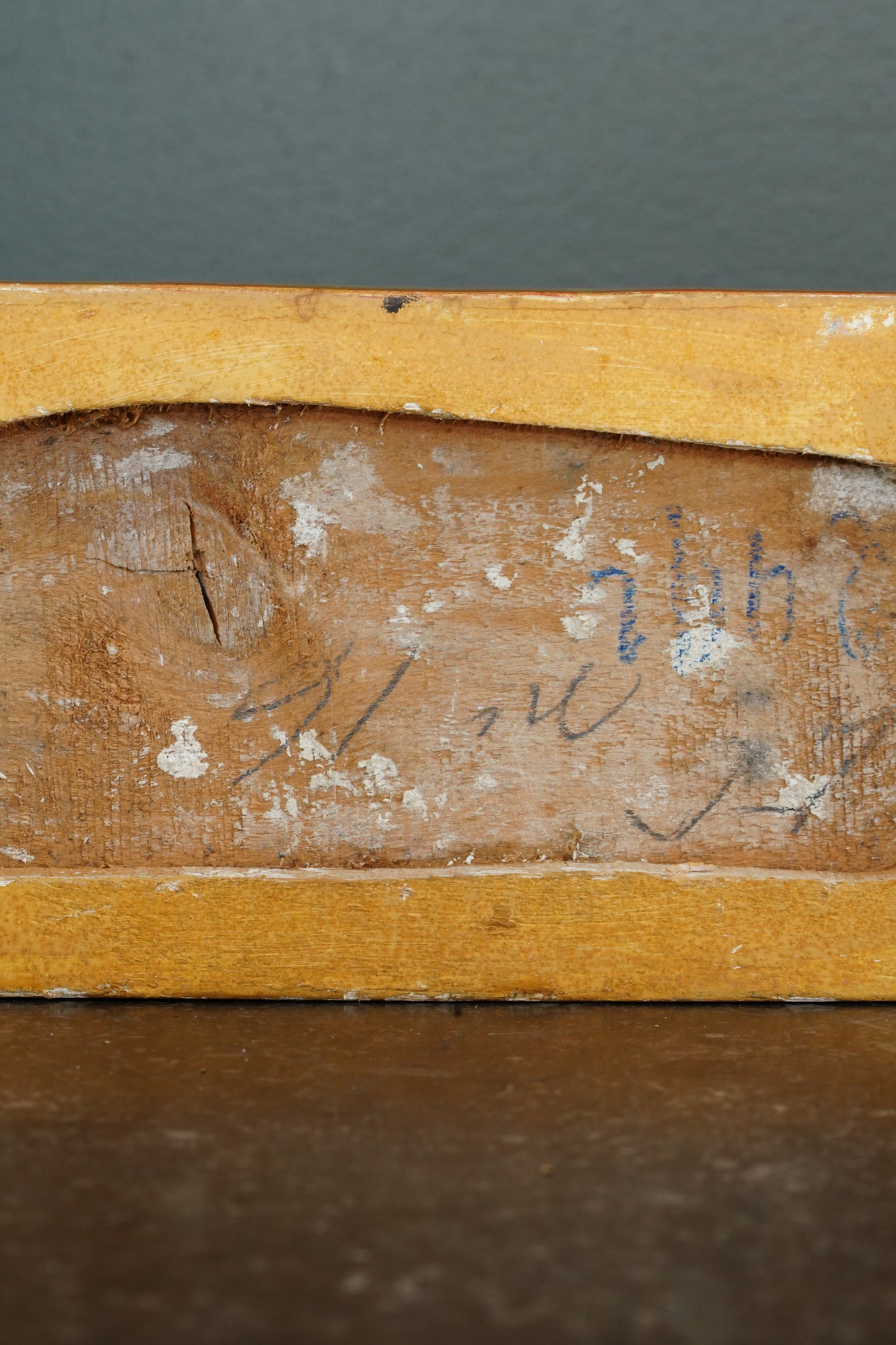 *Reserved* Antique Giltwood Display Plinth, Cartouche Form