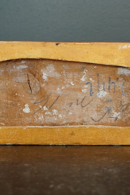 *Reserved* Antique Giltwood Display Plinth, Cartouche Form