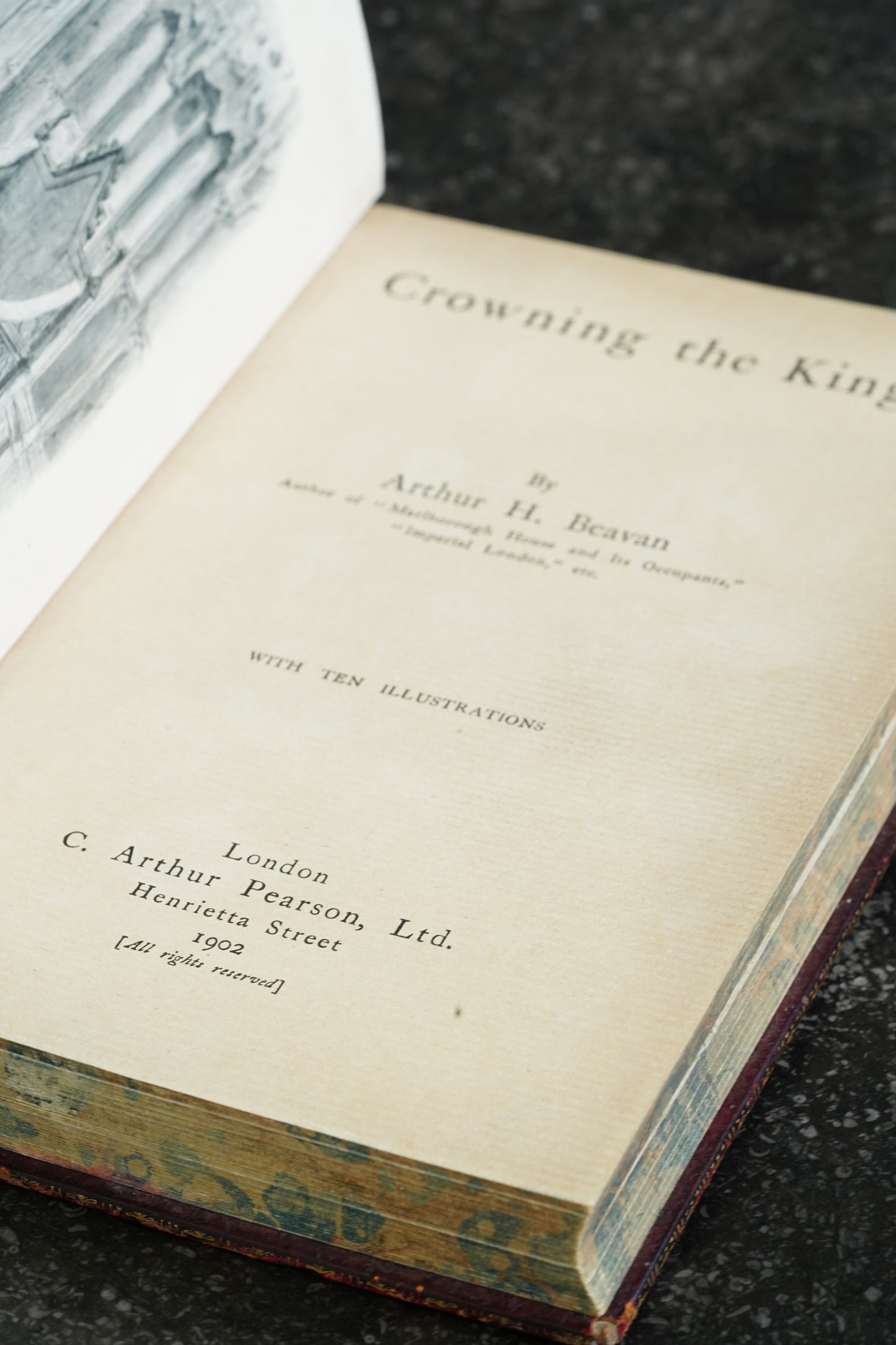 *Reserved* Crowning the King 1902 Full Leather Eton Prize Book