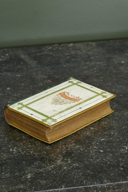 Casquet of Gems 1874 Antique Celluloid Poetry Book