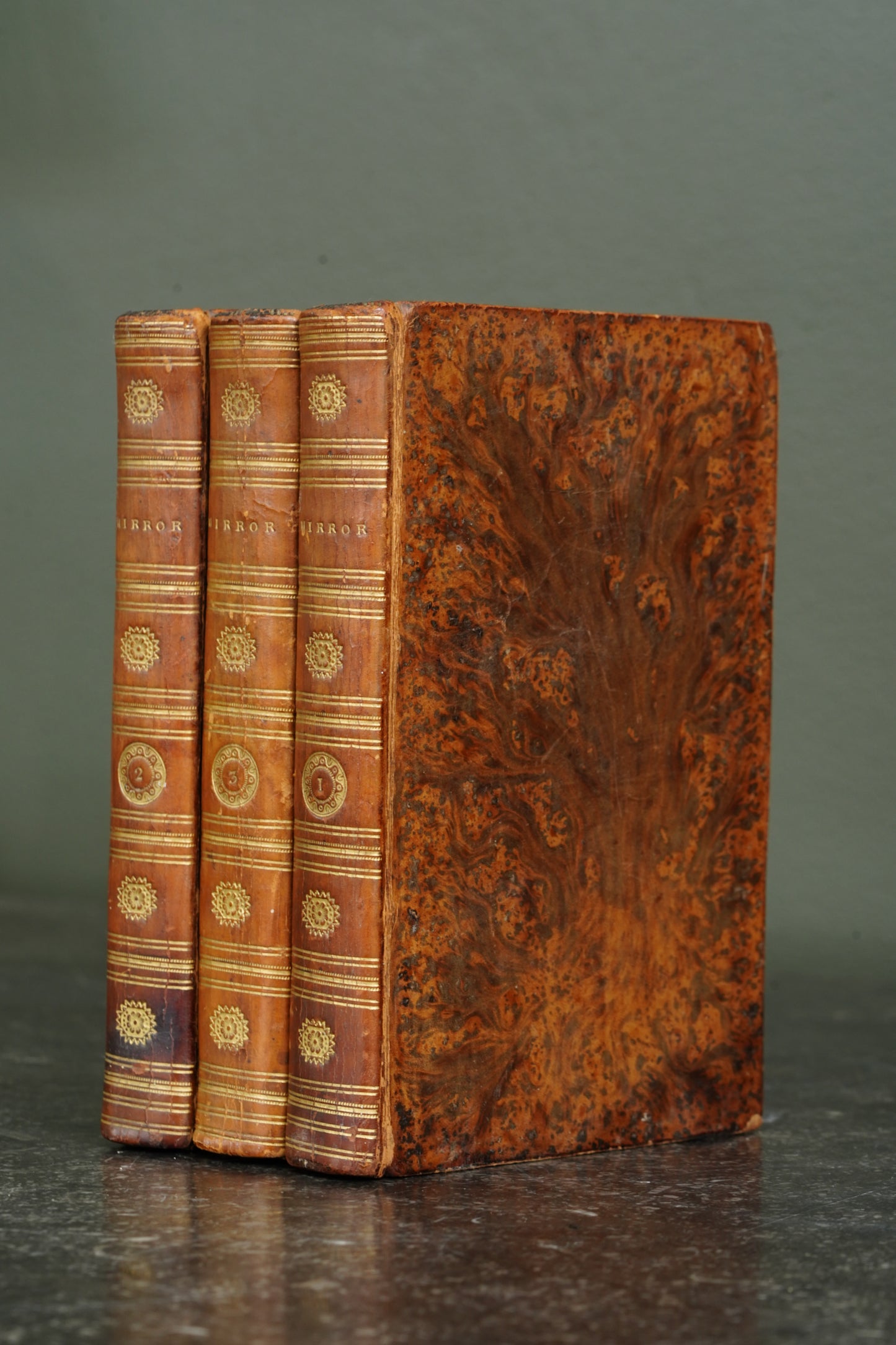 Antique Scottish Literary Essays Three Volumes Full Tree Calf 1809