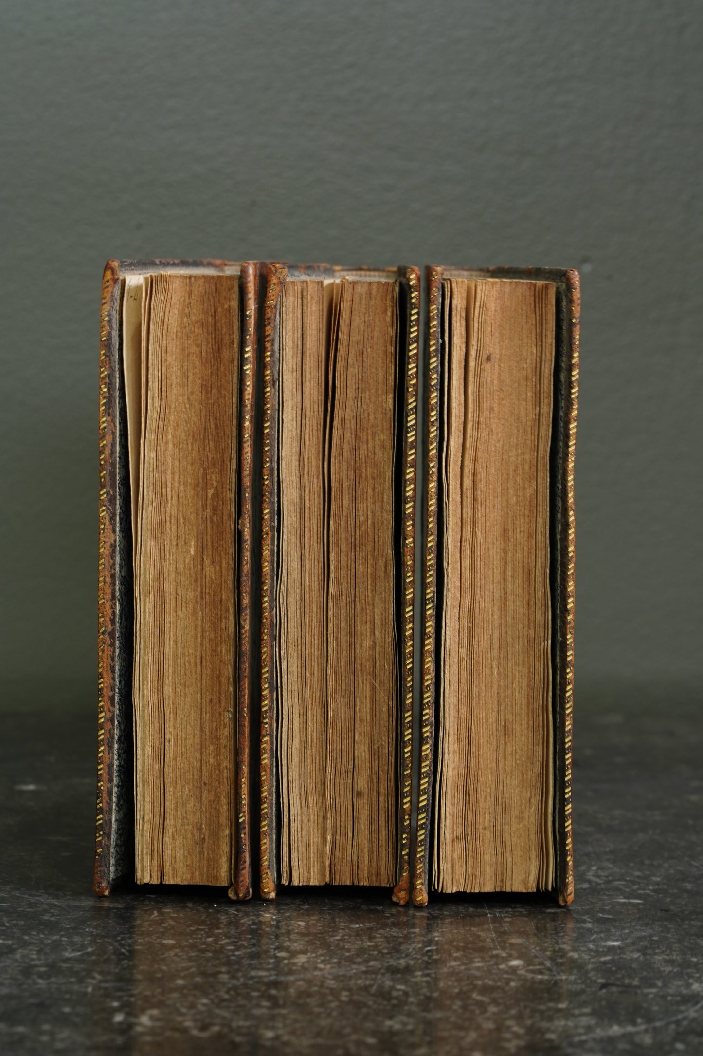 Antique Scottish Literary Essays Three Volumes Full Tree Calf 1809