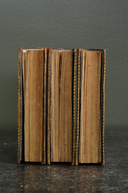 Antique Scottish Literary Essays Three Volumes Full Tree Calf 1809