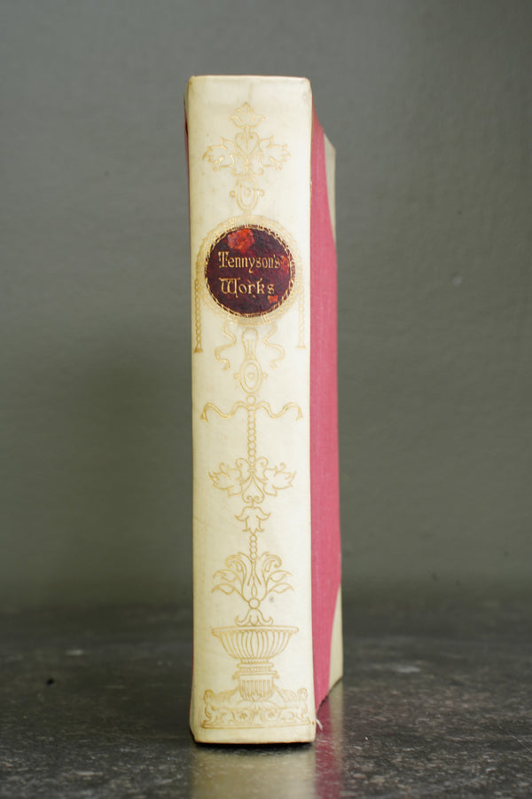 Antique Poems of Tennyson Half Vellum Oxford Edition Circa 1910
