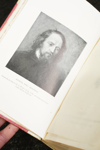 Antique Poems of Tennyson Half Vellum Oxford Edition Circa 1910