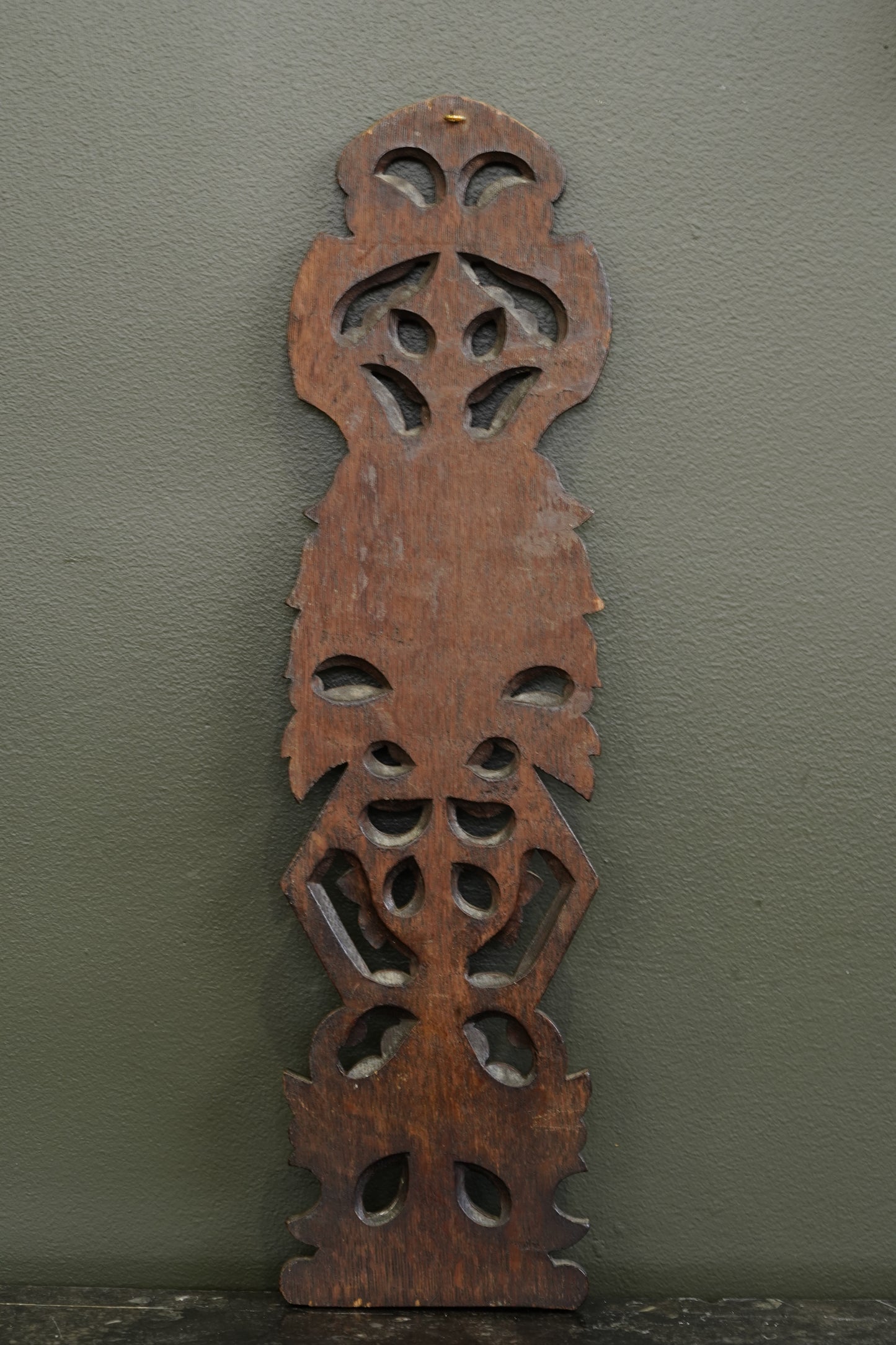 Antique English Carved Oak Architectural Fragment