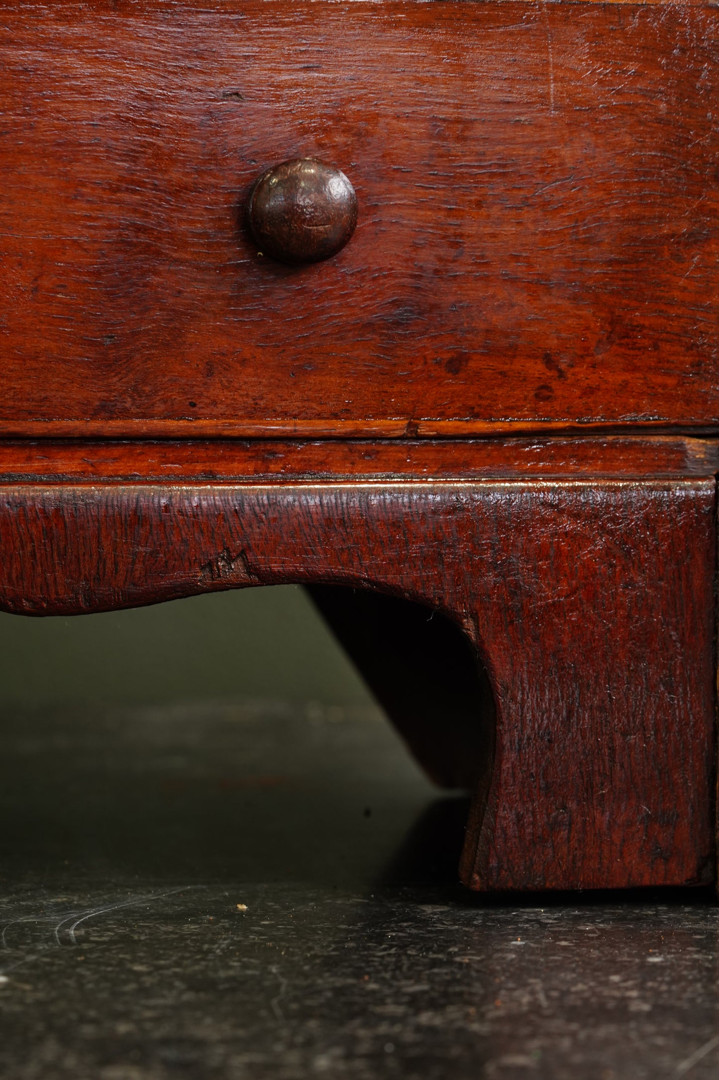 Antique English Mahogany Miniature Chest of Drawers, Circa 1830-1860