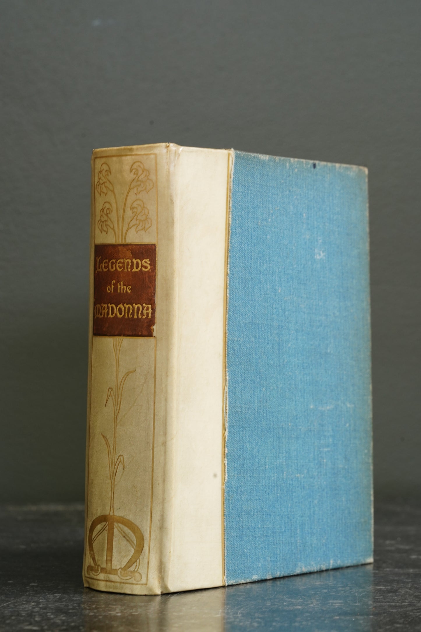 Antique Art History Book Legends of the Madonna Vellum 1907