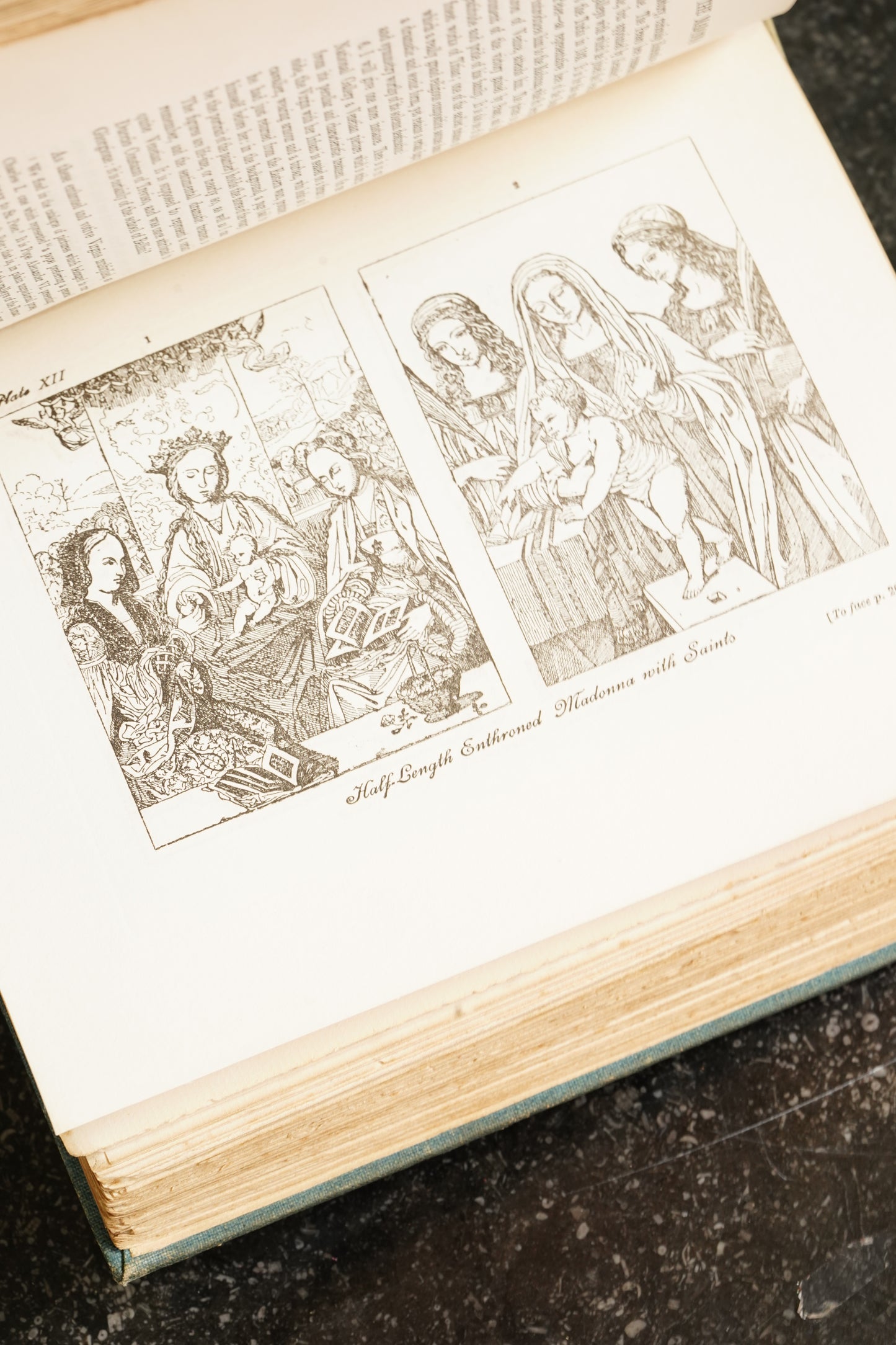 Antique Art History Book Legends of the Madonna Vellum 1907