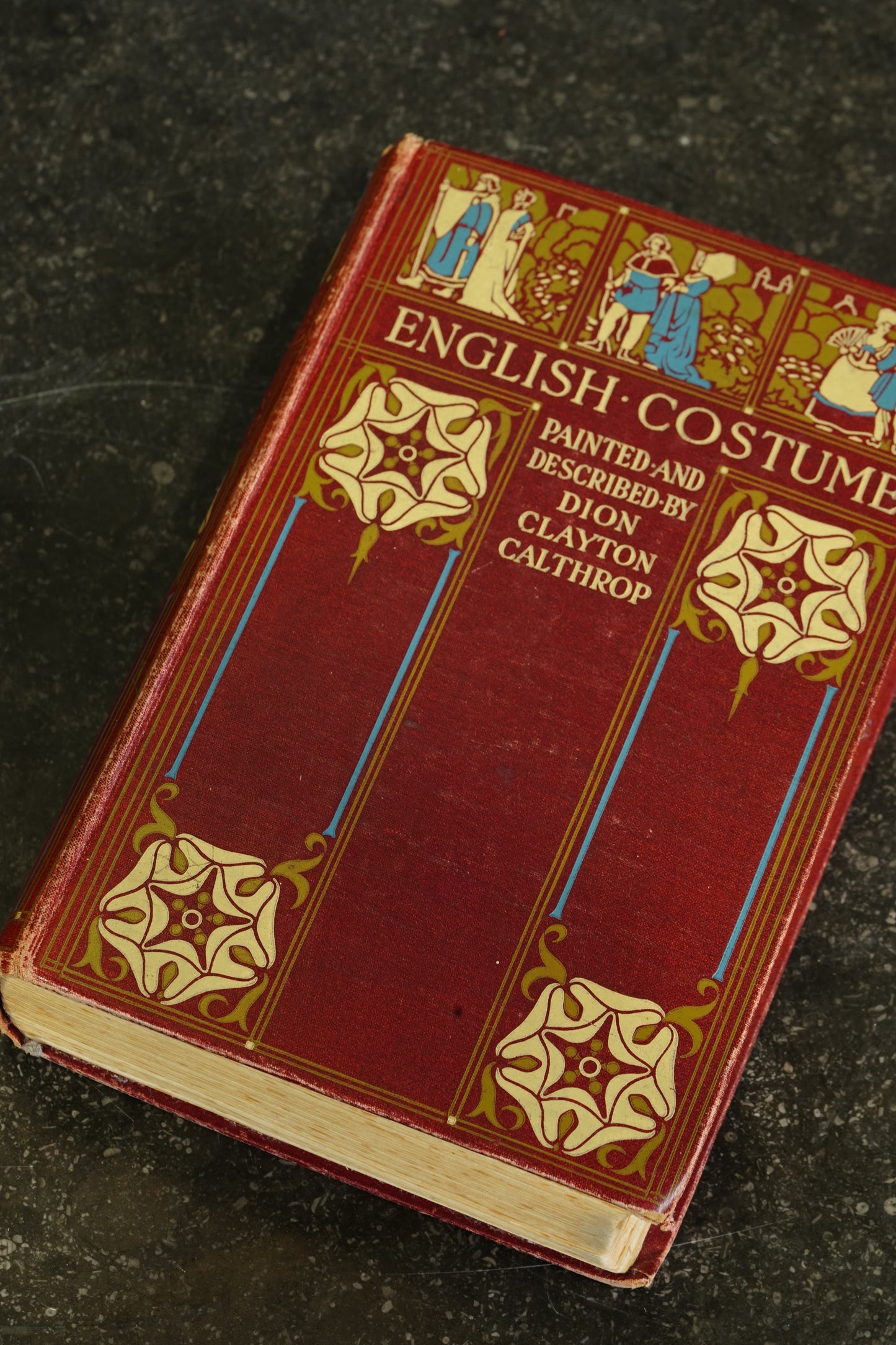 Antique English Costume Book Illustrated Calthrop 1931