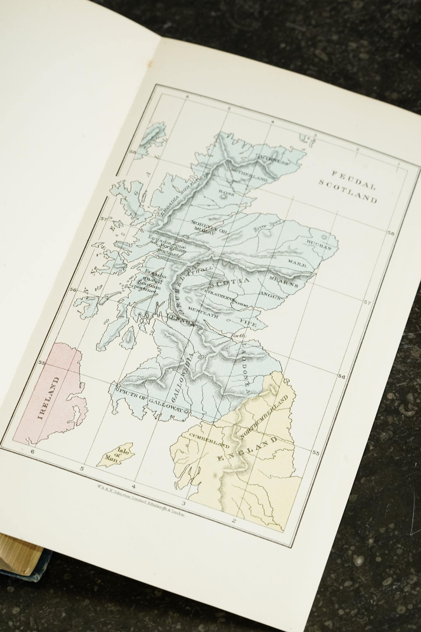 Antique Scottish Highland Clans Book First Edition Blue Cloth 1908