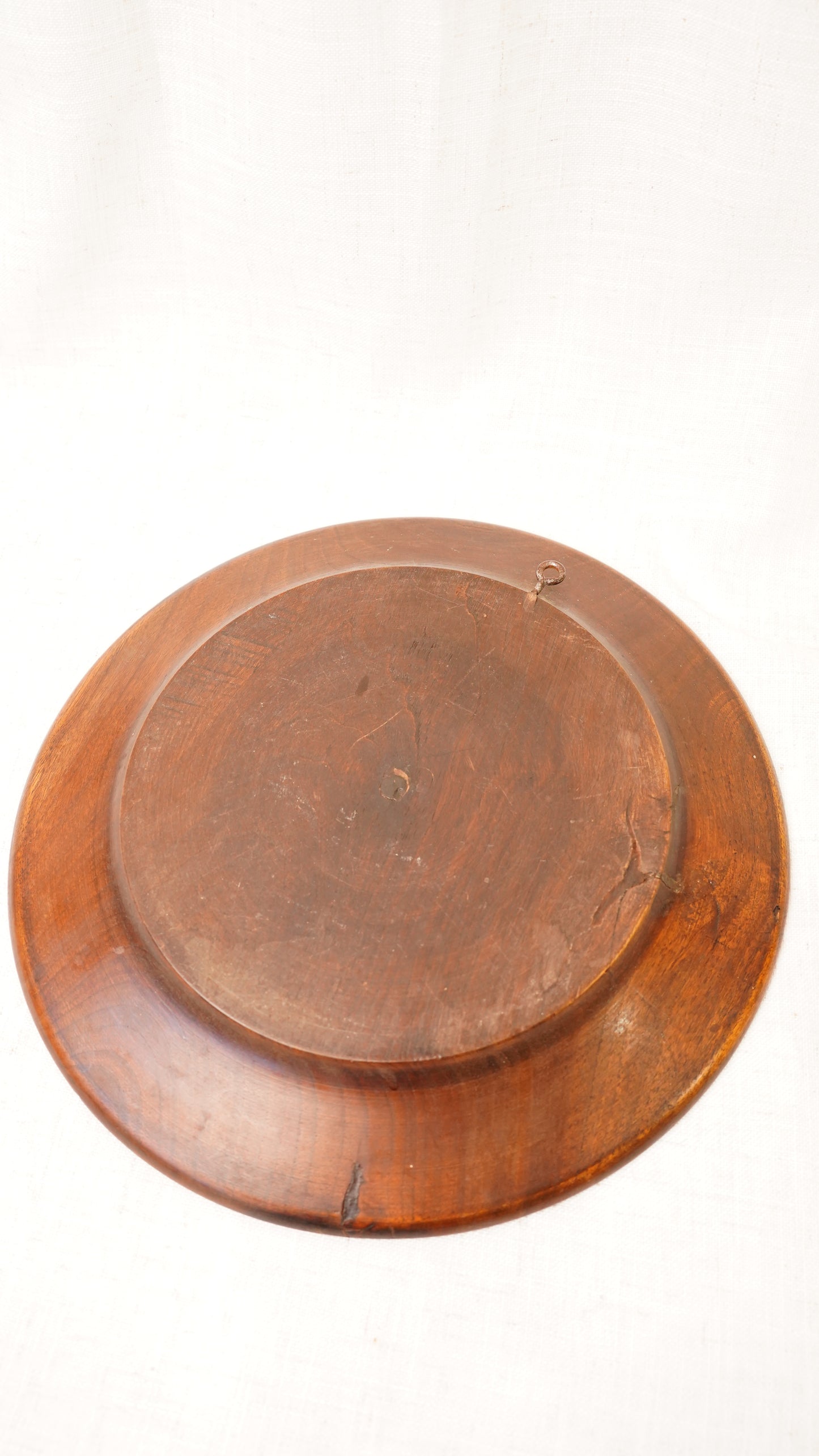 Carved Walnut Spanish Armorial Charger, Arms of the Catholic Monarchs, Circa 1930