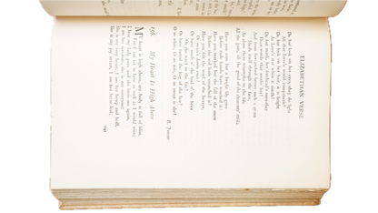 William Braithwaite Book of Elizabethan Verse 1908 Vellum