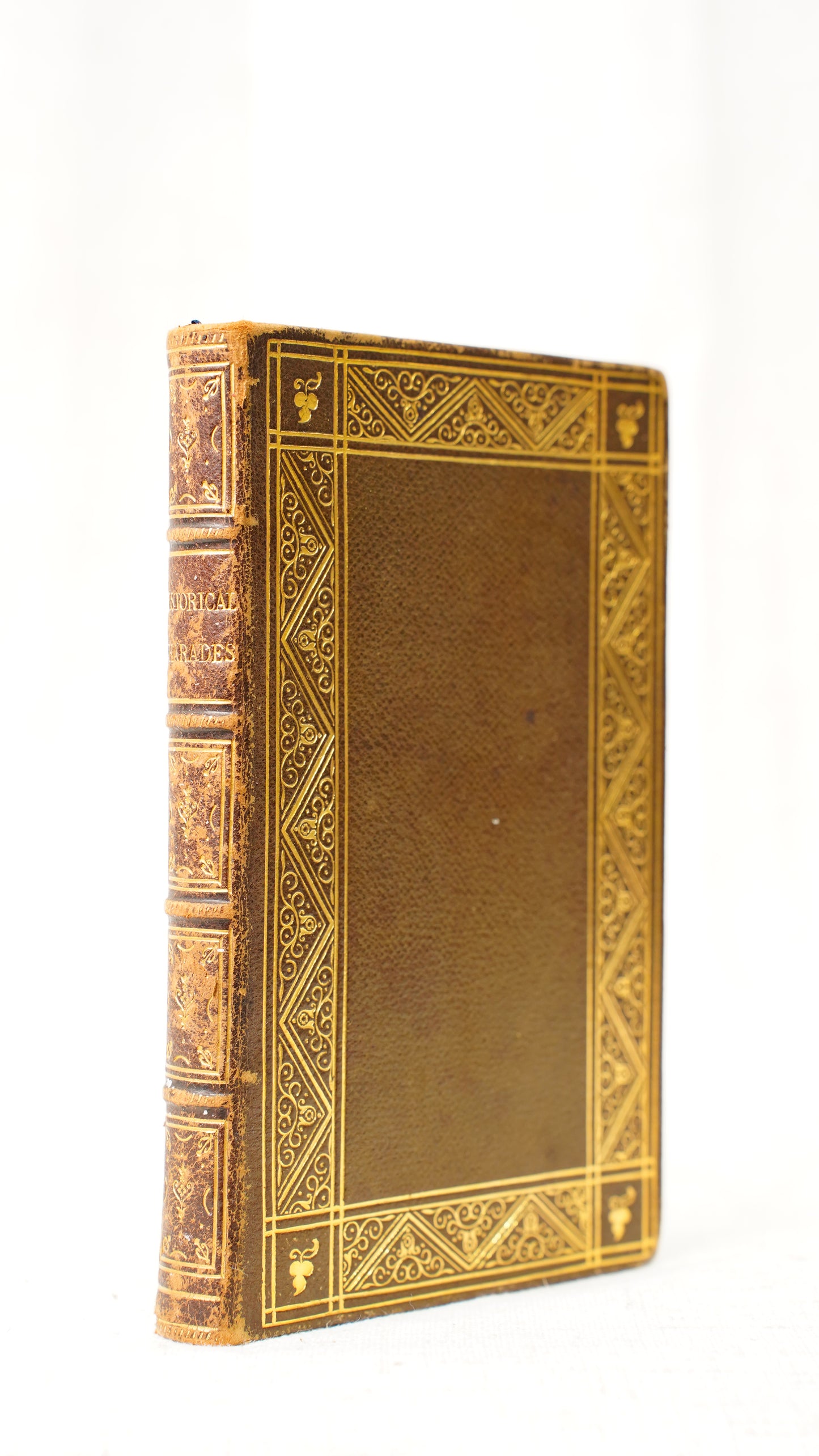 Maitland Historical Charades 1847 Antique Morocco Leather Book