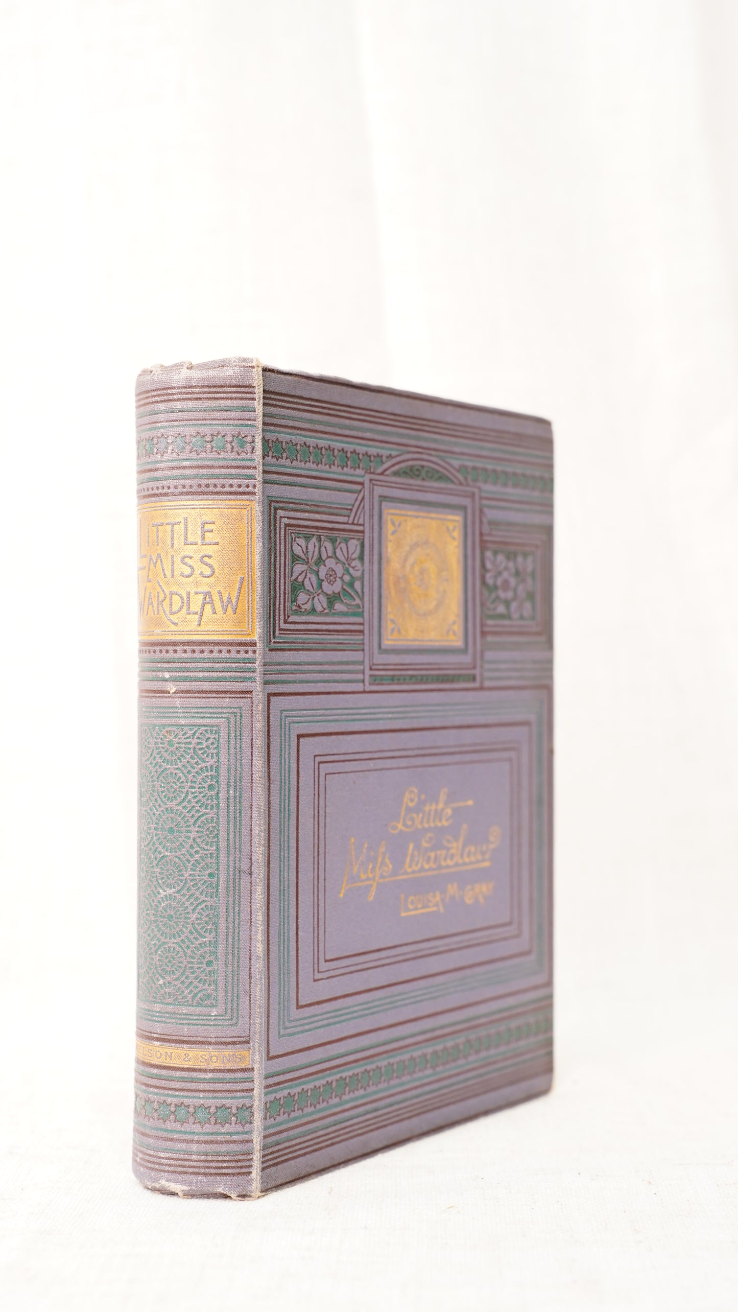 Antique Little Miss Wardlaw Louisa M Gray 1889 Nelson Prize Binding