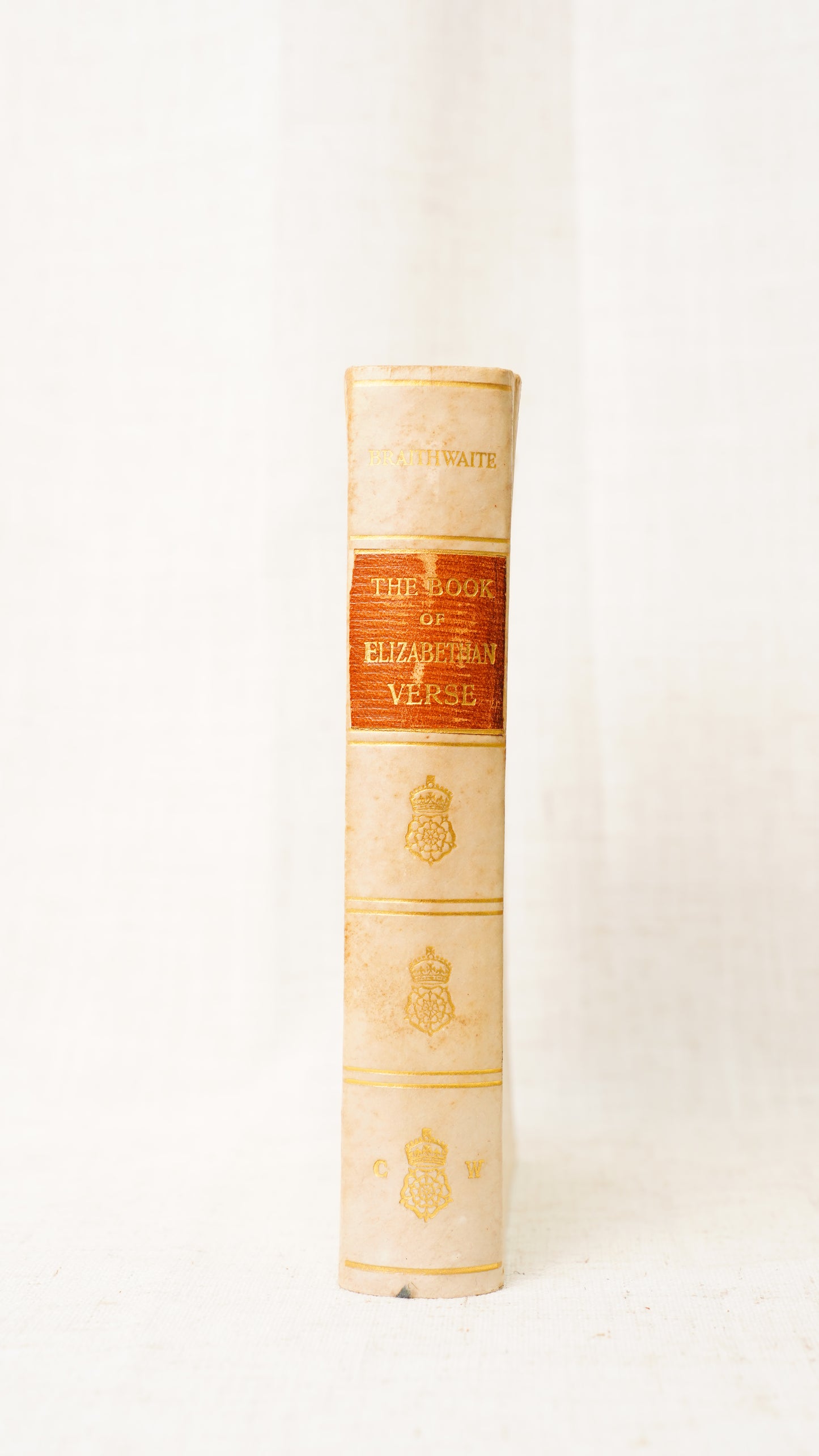 William Braithwaite Book of Elizabethan Verse 1908 Vellum