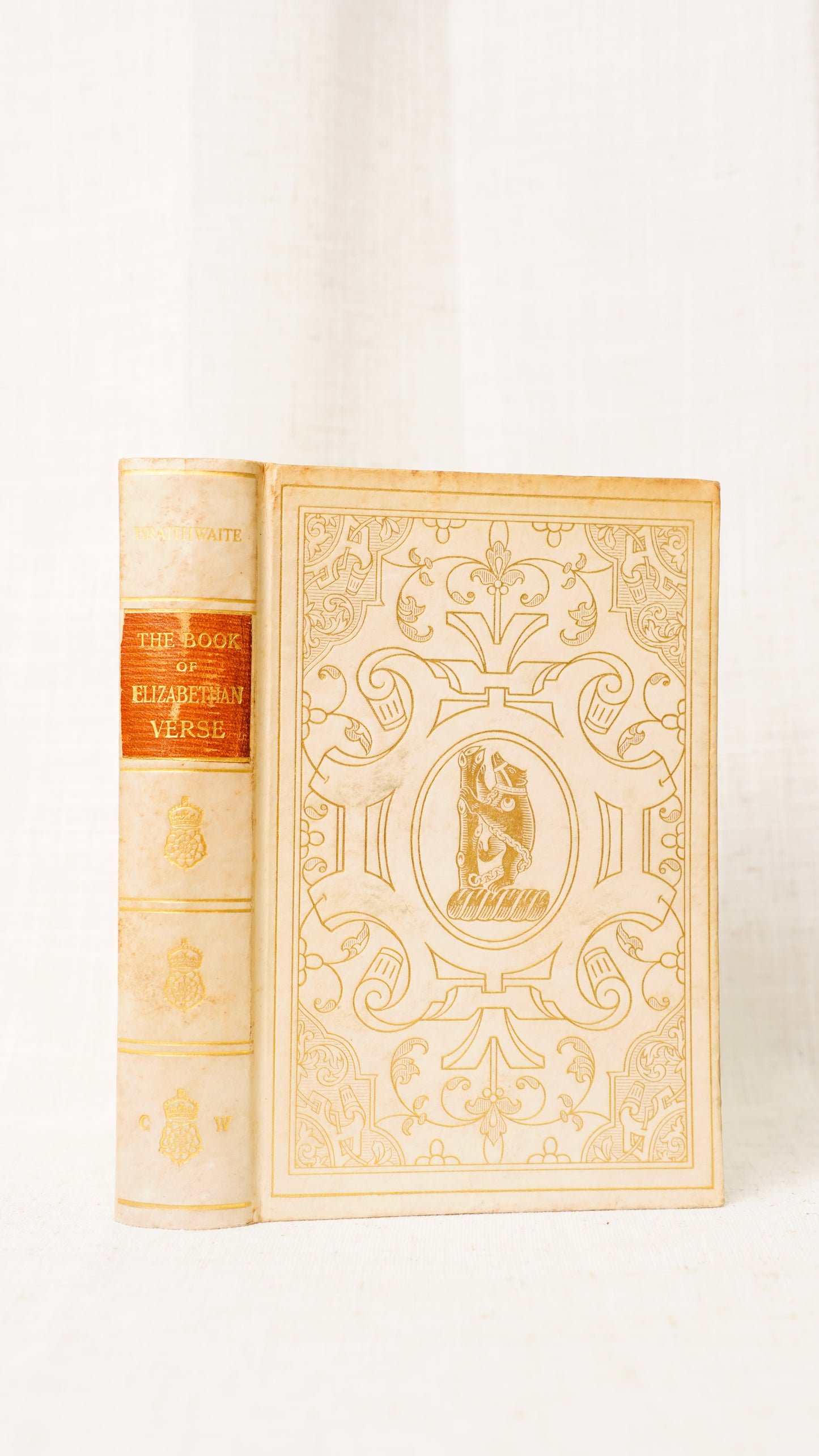 William Braithwaite Book of Elizabethan Verse 1908 Vellum