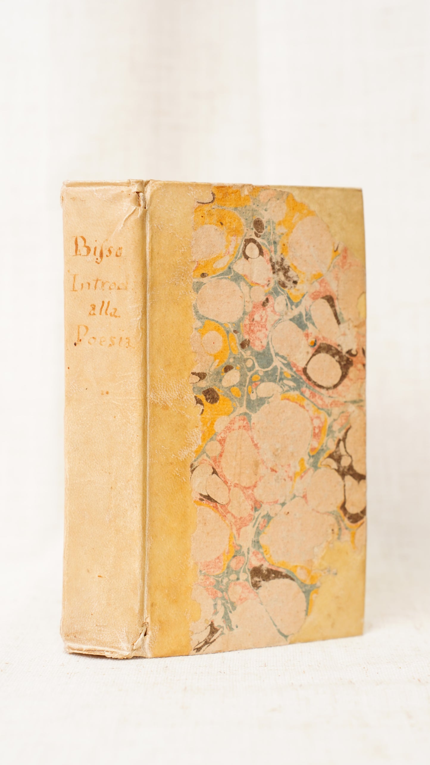 Antique Bisso Introduzione alla Volgar Poesia 1755 Italian