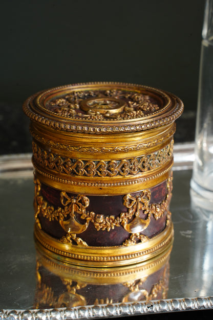 *RESERVED* Antique French Ormolu String Holder