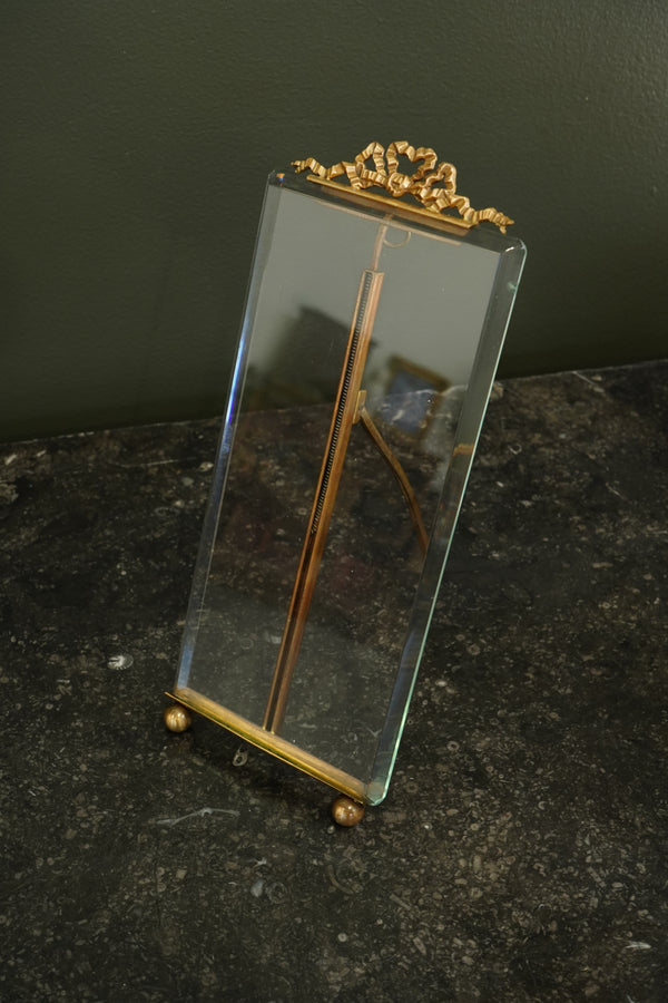 Vintage French Brass Tension Picture Frame secondary view