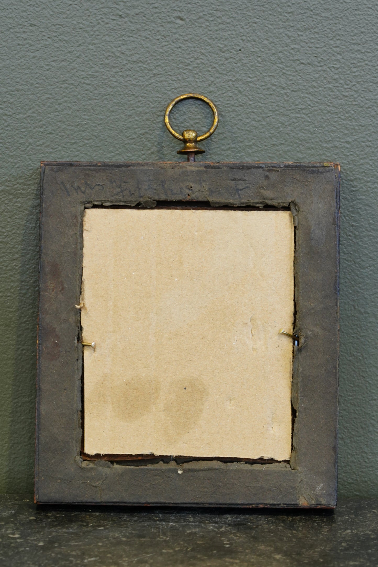 Antique Victorian Chip-Carved Wood Picture Frame, Circa 1890