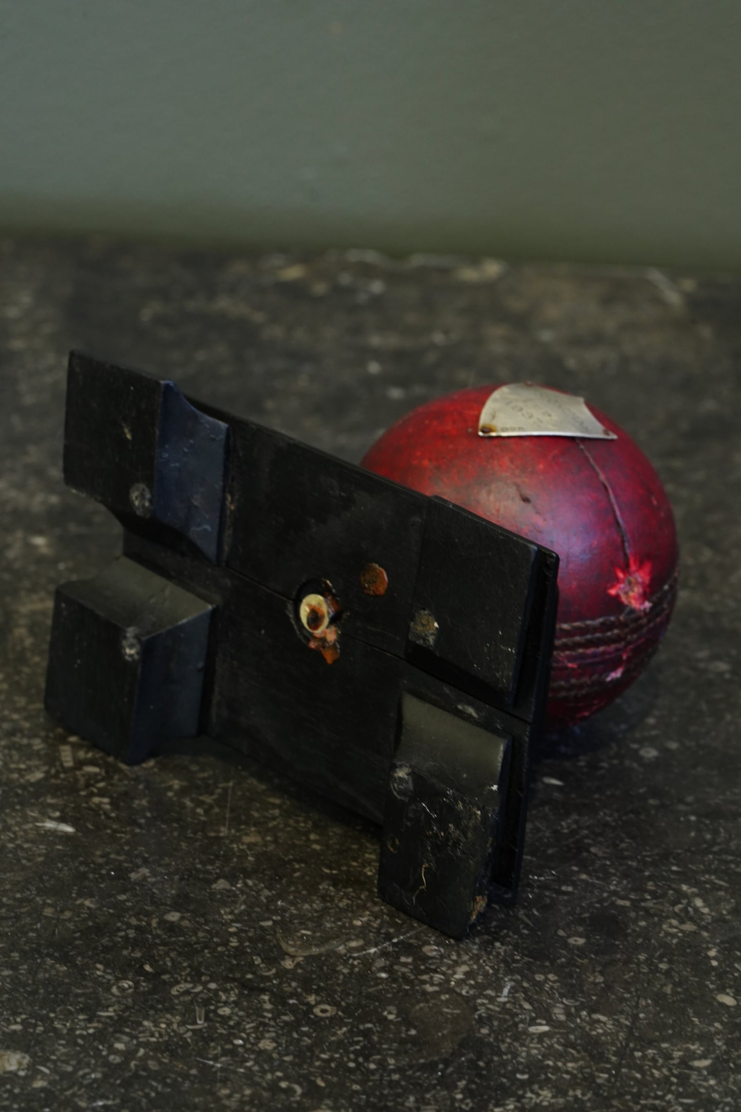 Vintage English Cricket Ball Trophy
